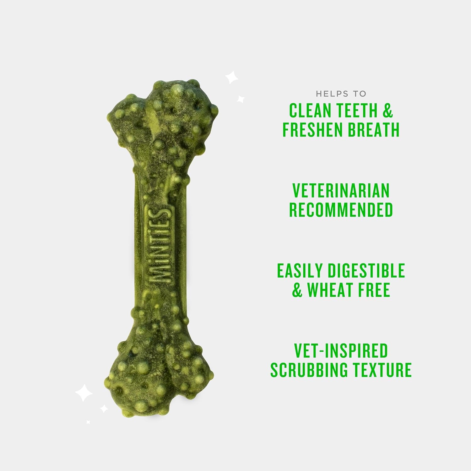 Vetiq Dog Dental Bone Treats, Dental Chews for Dogs, (Perfect for Medium/Large Dogs over 40 Lbs)