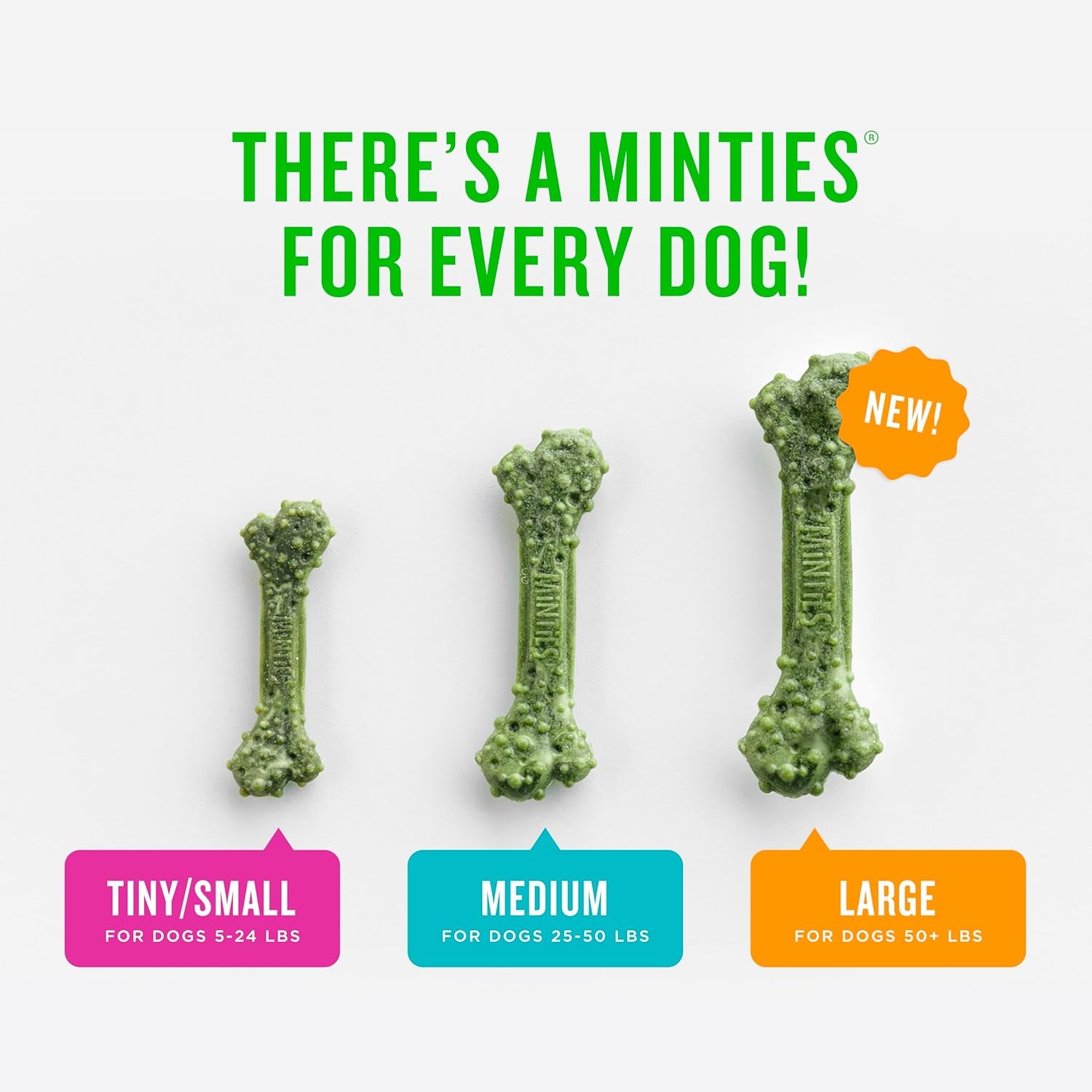 Vetiq Dog Dental Bone Treats, Dental Chews for Dogs, (Perfect for Medium/Large Dogs over 40 Lbs)